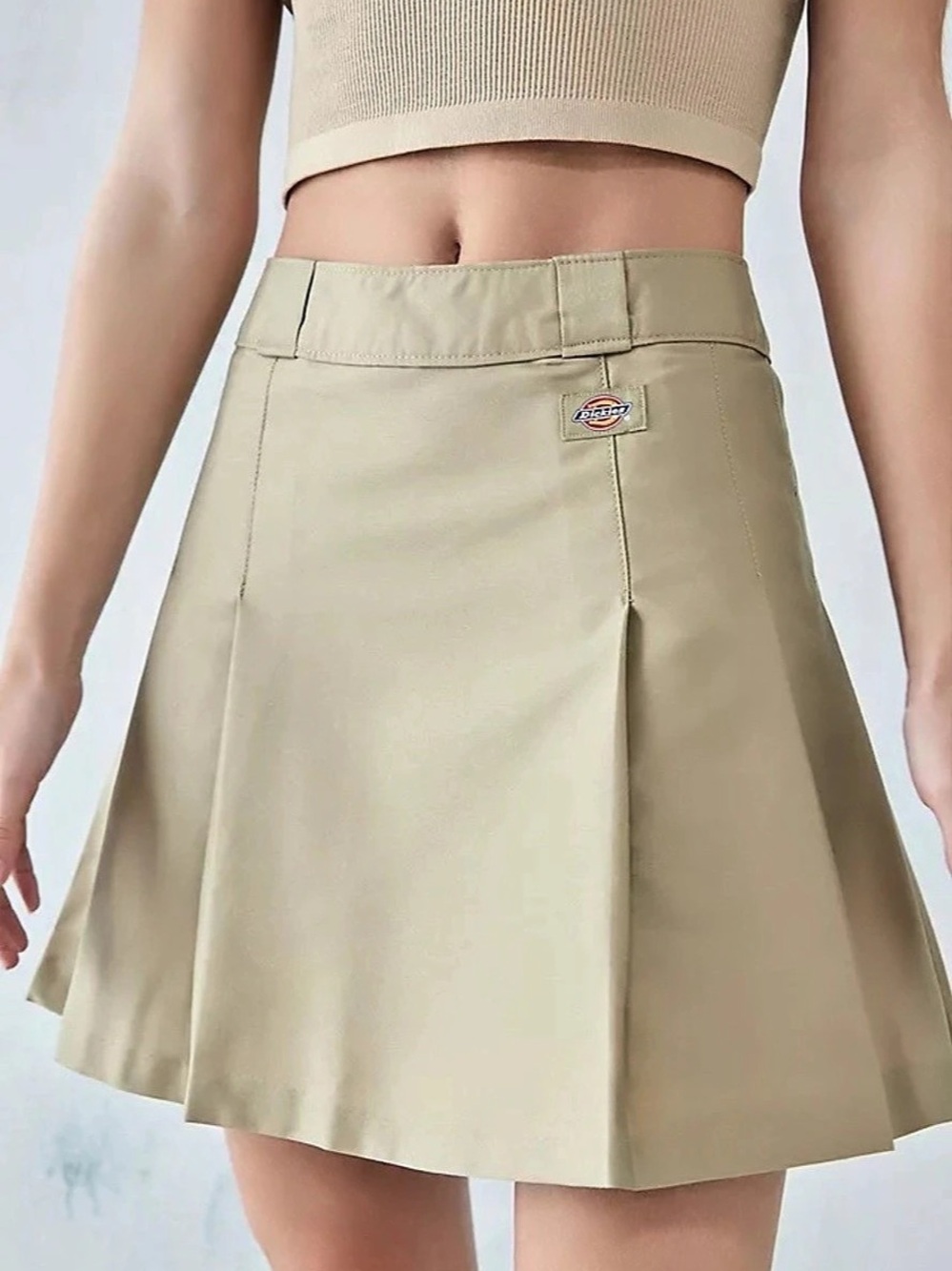NWOT Dickies A-Line Skirt in Khaki Size Medium
